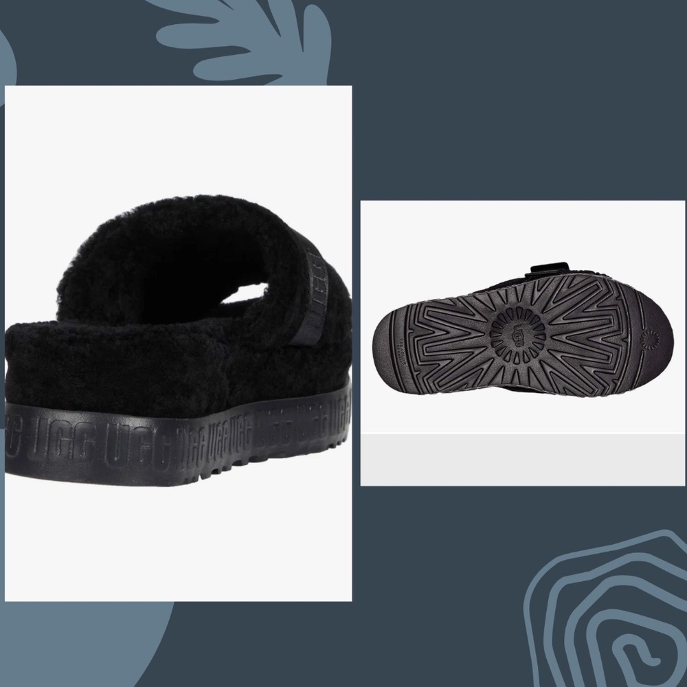 Ugg Fluffita Shearling Platform Sandals